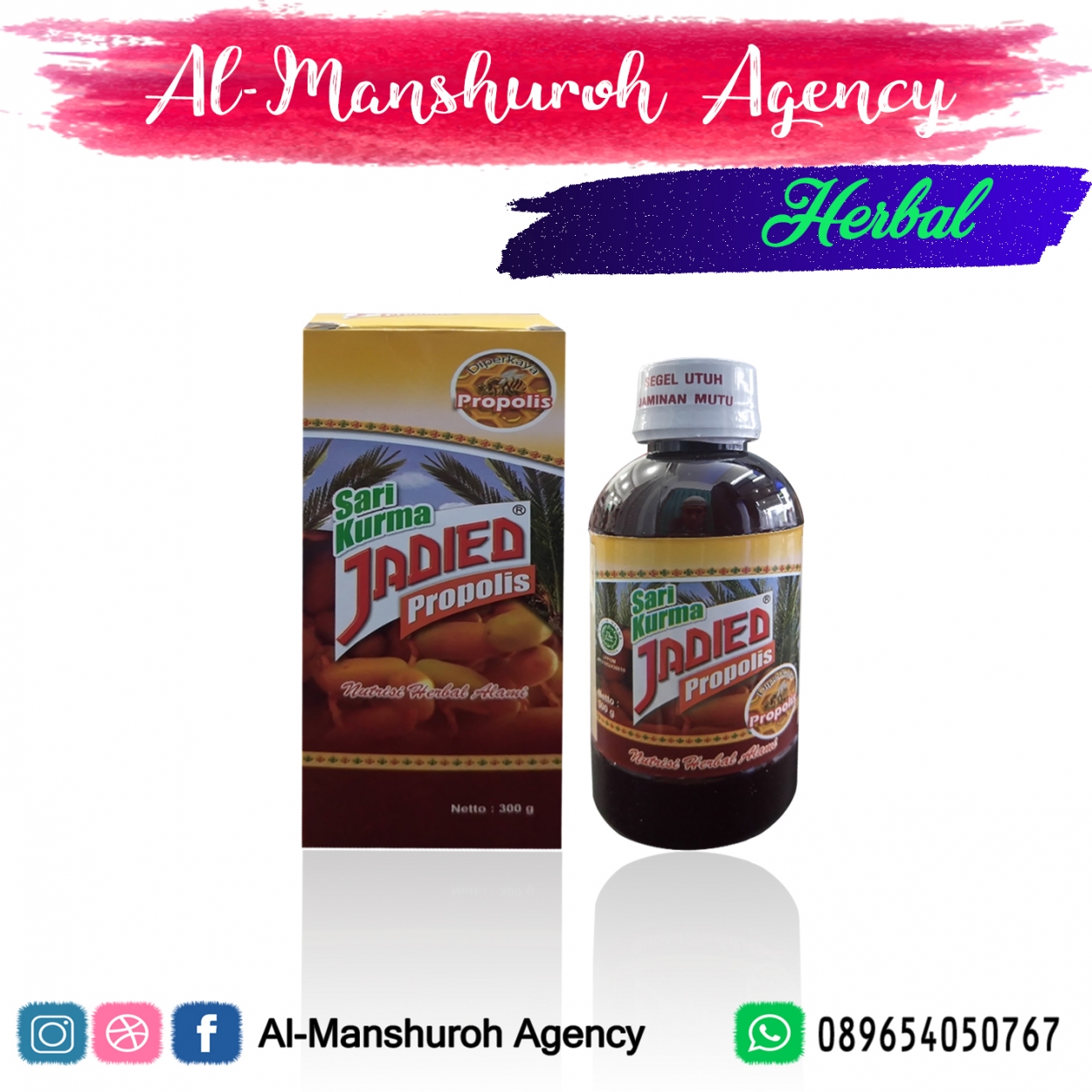 Sari Kurma Jadied Propolis - Al-Manshuroh